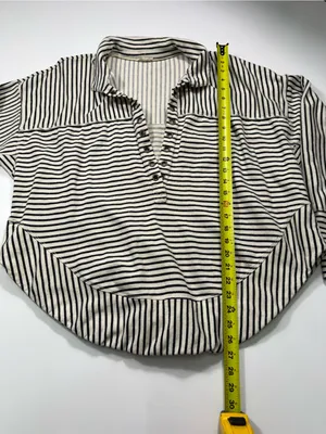 Anthropologie Pilcro 100% Cotton Henley Top thumbnail 3