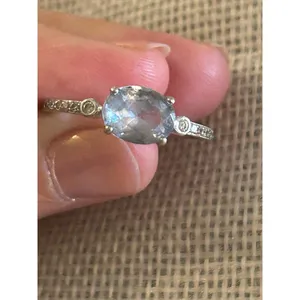 Lot a394 ring size 10 nvc 925 sterling silver thumbnail 5