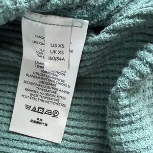 Free People We The Free Oversized Thermal Waffle Knit Top Size XS Light Green thumbnail 5