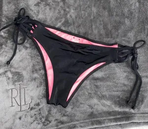 PINK - Victoria's Secret Black Bikini Bottom thumbnail 1