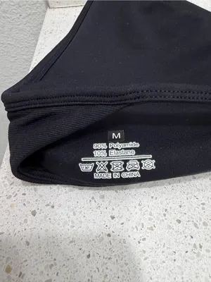 Women’s Black Sports Bra Size Medium EUC thumbnail 3