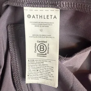 Athleta Brookyn Ankle Pant #198671 in Dusk Violet W1219 Sz 12 thumbnail 13