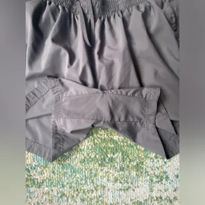 Adidas gray logo running shorts, size large thumbnail 3