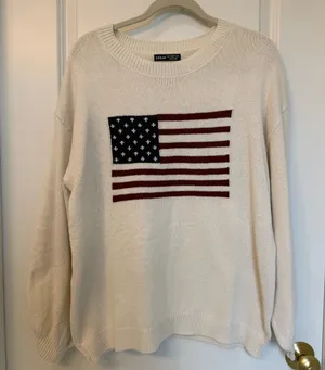 SHEIN Cream Knit Sweater thumbnail 1
