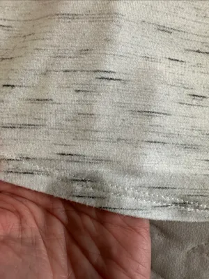 Old Navy “Luxe” White Heathered Women's Tank Top- Size Large thumbnail 4