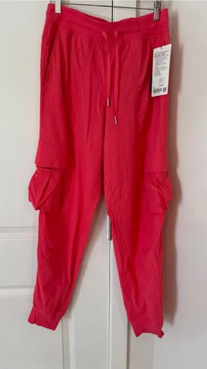 Lululemon Women's Cargo Pants Coral Pink thumbnail 1