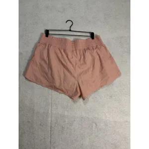 Women’s GAP Fit Runaround Short Mid Rise Lined Wicking Pink Orange 3” Inseam XL thumbnail 2