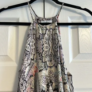 PARKER Women’s Paisley & Flower Elastic Waistband Ruffled Dress Size S thumbnail 3