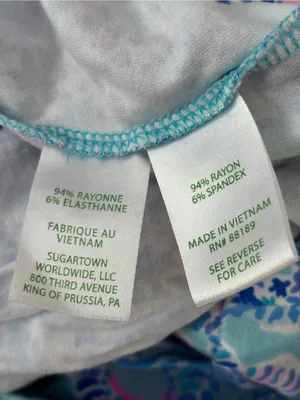 Lilly Pulitzer bohemian preppy ruffle vyra maxi blue long formal dress size 4 thumbnail 11