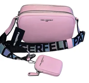Karl Lagerfeld Paris Maybelle Camera Crossbody Bag Blush Pink NWT‎ thumbnail 1