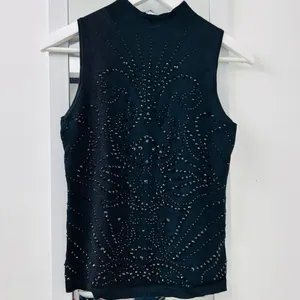 New Guess Calista Rhinestone Knit Top. Medium thumbnail 5