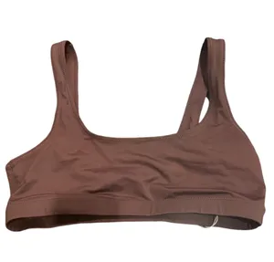 SKIMS Signature Swim Tank Bikini Top in Cocoa size large NWT thumbnail 2