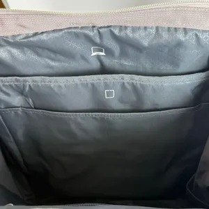 KROSER 17” Quilted Laptop Backpack NWOT Beige RFID USB Work Travel Bag thumbnail 8