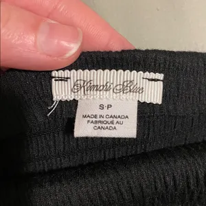 Kimchi Blue Black Tee with White Bow Details thumbnail 2