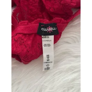 Cosabella Never Say Never Curvy Sweetie Soft Bra Mystic Red Size XS thumbnail 6