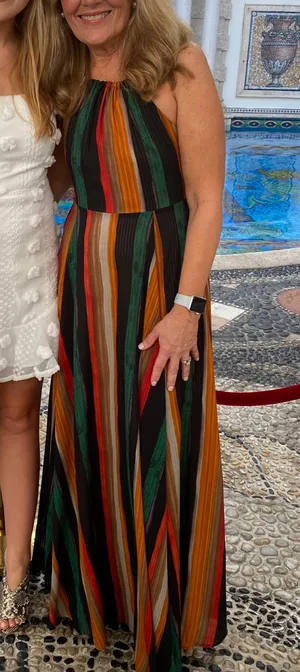 Vici stripped maxi dress thumbnail 5