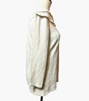 Briggs New York Women’s Drop Shoulder Pearl Pendant Sweater thumbnail 2