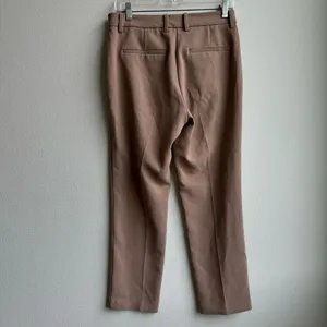 Aritzia Babaton Career Office Wear Slacks Trousers Straight Leg Size 6 Small Tan thumbnail 3