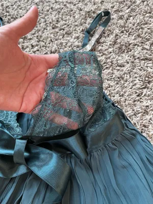 Victoria's Secret Pleated Rhinestone Strap Babydoll Chemise thumbnail 6