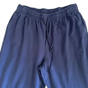 Karen Scott Sport Navy High Rise Wide Leg Pull On Lounge Athleisure Pants SZ L thumbnail 3