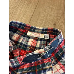 Vintage Young Pendleton Wool Wrap Kilt Skirt Red Navy Plaid Pleated Midi USA 8 thumbnail 4