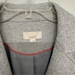LOFT Light Grey Blazer thumbnail 2