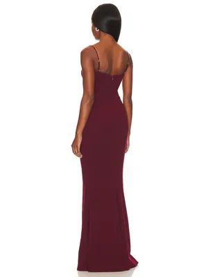 Katie May Yasmin Formal Gown – Bordeaux – XL thumbnail 3