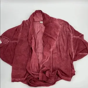 Anthropologie‎ Saturday Sunday Berry Color Wrap Kimono Top Sz XS/S thumbnail 8