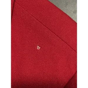 Sellecca red blazer 14 wool blend‎ vintage professional holidays tartan thumbnail 4