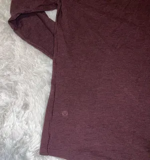 lululemon athletica Maroon Long Sleeve Shirt no size best for small thumbnail 4