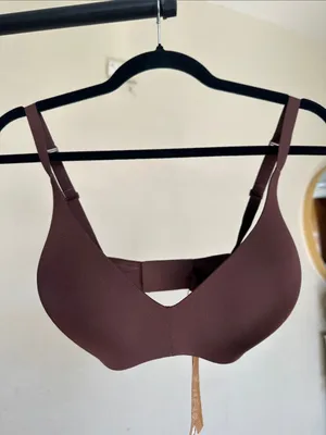 NWT SKIMS Wireless Form lightly lined Bra Cocoa‎ Size 32DDDD thumbnail 2