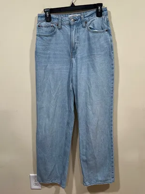 Abercrombie & Fitch The Loose High Rise 2 Regular light denim jeans curve love thumbnail 3
