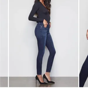 Good American High Rise Good Legs GAGL103 in Dark Blue089 Size 4 27 thumbnail 2