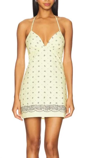 Lovers + Friends Butter Yellow Dress thumbnail 1