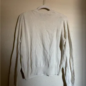 GAP Crewneck Cardigan‎ Sweater Size Large Cream NEW Office Business thumbnail 5