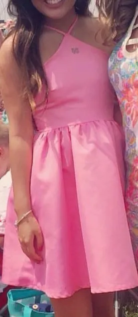 Pink mini dress thumbnail 3