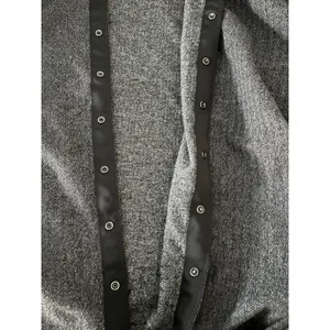 Lululemon Vinyasa Scarf Womens One Size Black Striped Wrap Shrug Hood Travel‎ thumbnail 4