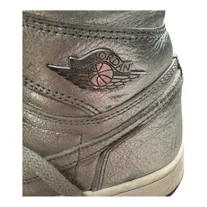 Jordan 1 Retro High OG‎ Metallic Silver FN6622-001 Womens 8 Sneakers thumbnail 8