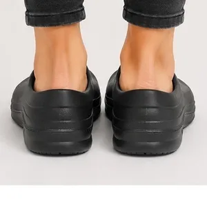 TredSafe Adult Unisex Clogs Sz Womens 5 / Mens 7 Black Caspian Resistant Slip-On thumbnail 6