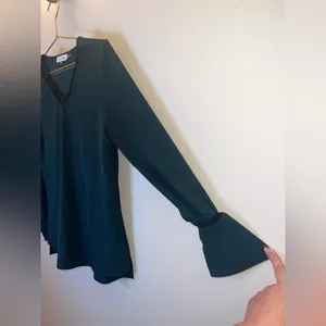 Calvin Klein‎ Sheer Bell Sleeve Blouse | XS thumbnail 4