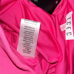 NWT Impressions Boutique Pink ALO Streamline Athletic TCEC Romper Dress size Small thumbnail 10