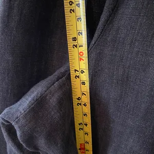 Eileen Fisher Gray Linen Loungewear Barrel Leg Lantern Pants Flowy Women size XS thumbnail 9