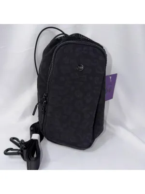 Iris & Rainbow “Sip Bag” Black Panther Print 40oz Tumbler Sling Bag NWT thumbnail 2