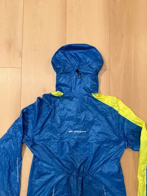 Brooks Hooded Hi-Visibility Windbreaker Jacket Women's Size Large thumbnail 7