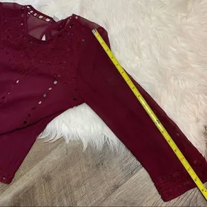 Joie Raisin Gaiane Embroidered Eyelet Blouse thumbnail 12