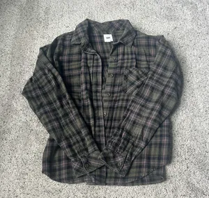 Vans Women’s Plaid Button Down Shirt thumbnail 1