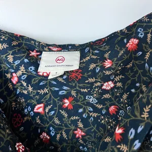 AG Adriano Goldschmied Women’s Blue Gia Floral Sleeveless‎ Midi Dress Size Small thumbnail 7