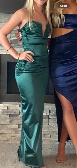 Emerald Green Windsor Prom Dress thumbnail 2