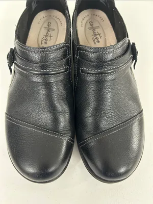 Clark’s Collection Women’s Black Cheyn Madi Slip On Flats Shoes Size 8M thumbnail 6