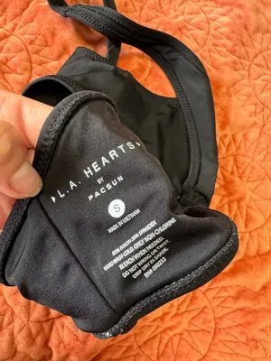 PacSun Black One Shoulder Bikini Top thumbnail 2